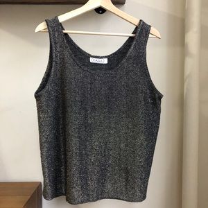 Sparkly Gold Tank Top